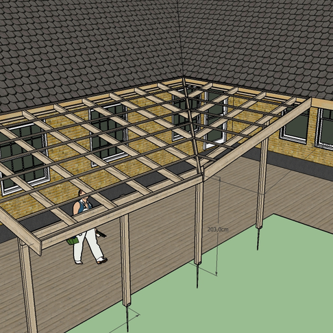 Verandatak och grillhrna Verandatak och grillhrna