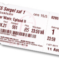 Star Warsbiljetter Star Warsbiljetter