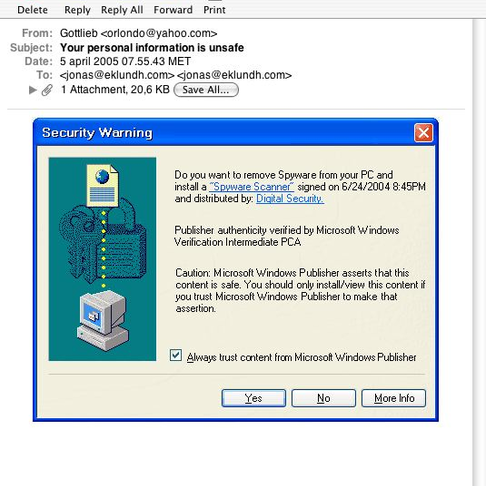 Your personal information is unsafe Your personal information is unsafe