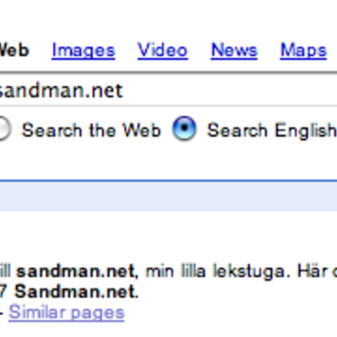 sandmannet p Google sandmannet p Google
