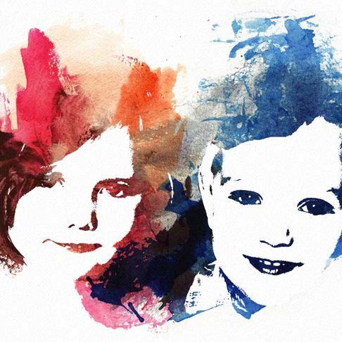 Barnakvarell Barnakvarell