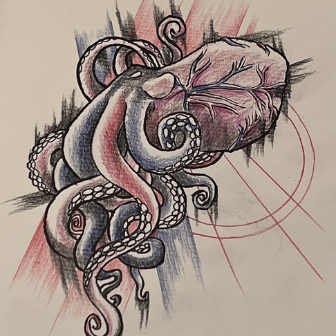 Skiss fr tatuering Skiss fr tatuering