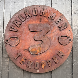 Ny nummerskylt för huset