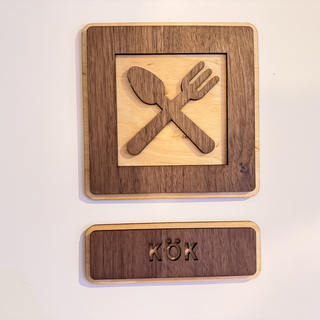 Uppdaterade skyltar hemma